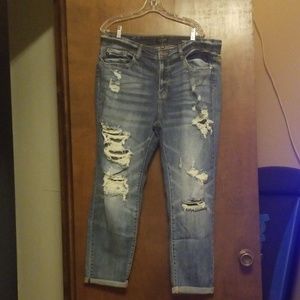 Judy Blue Distressed Boyfriend Cut